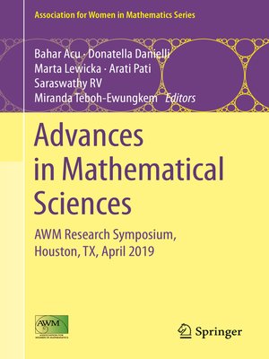 cover image of Advances in Mathematical Sciences